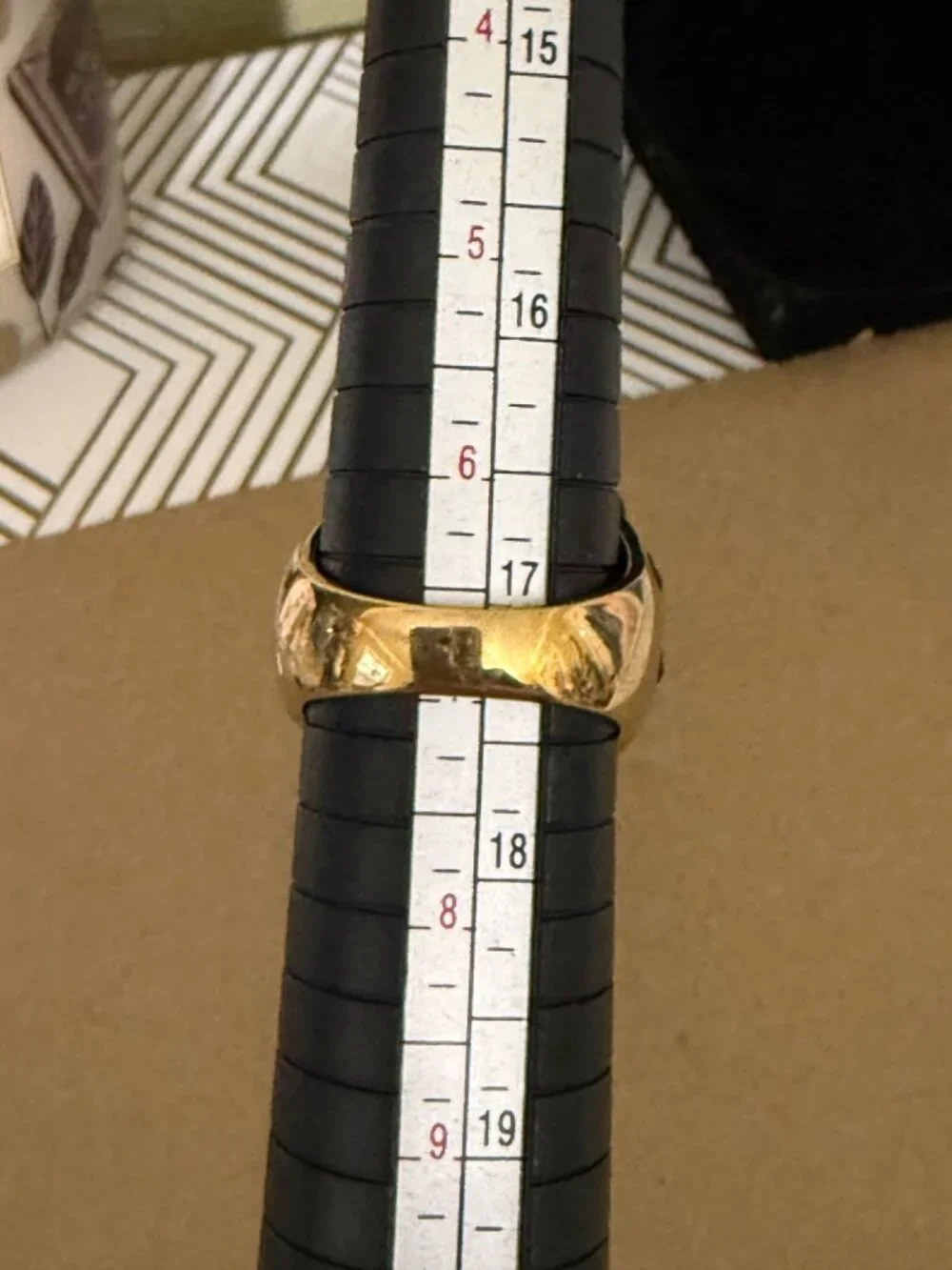 J Crew Adjustable Gold-Tone Ring Large Black Cabochon Statement Cocktail Sz 6-7